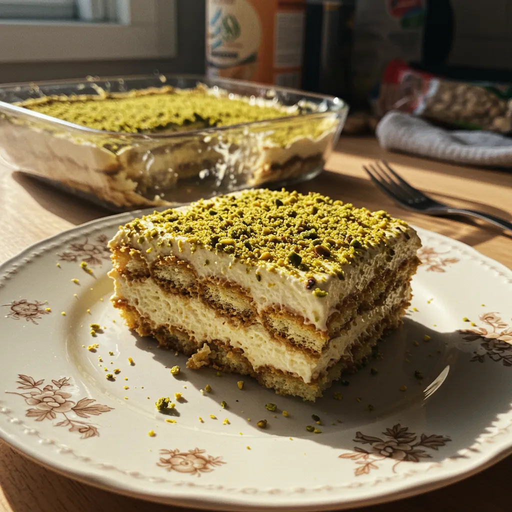Pistachio Tiramisu: Ultimate Elegant Italian Dessert Perfection - tertiary view